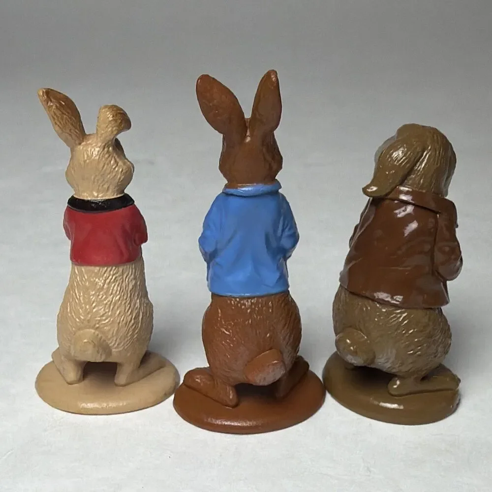 Rabbit Figurines Set of 4, Pilot Bunny w/ Goggles